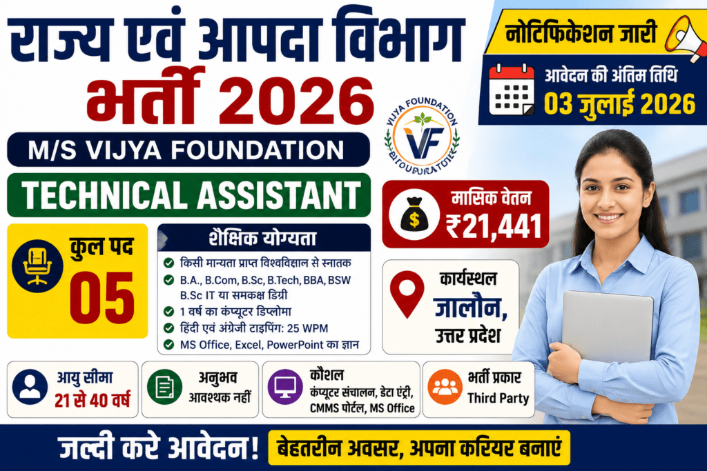 Aapda Vibhag Recruitment 2026
