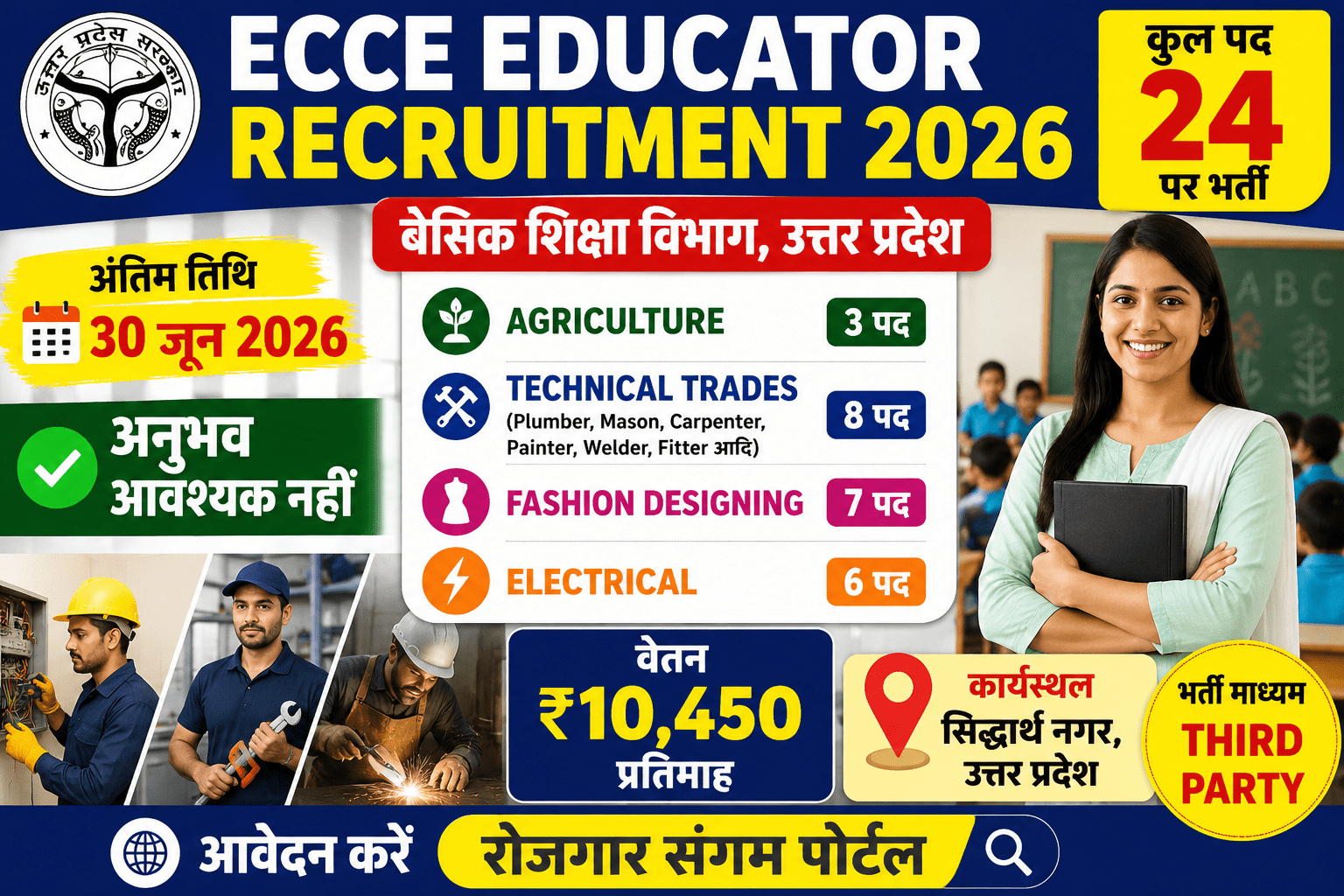 ECCE Educator Bharti 2026