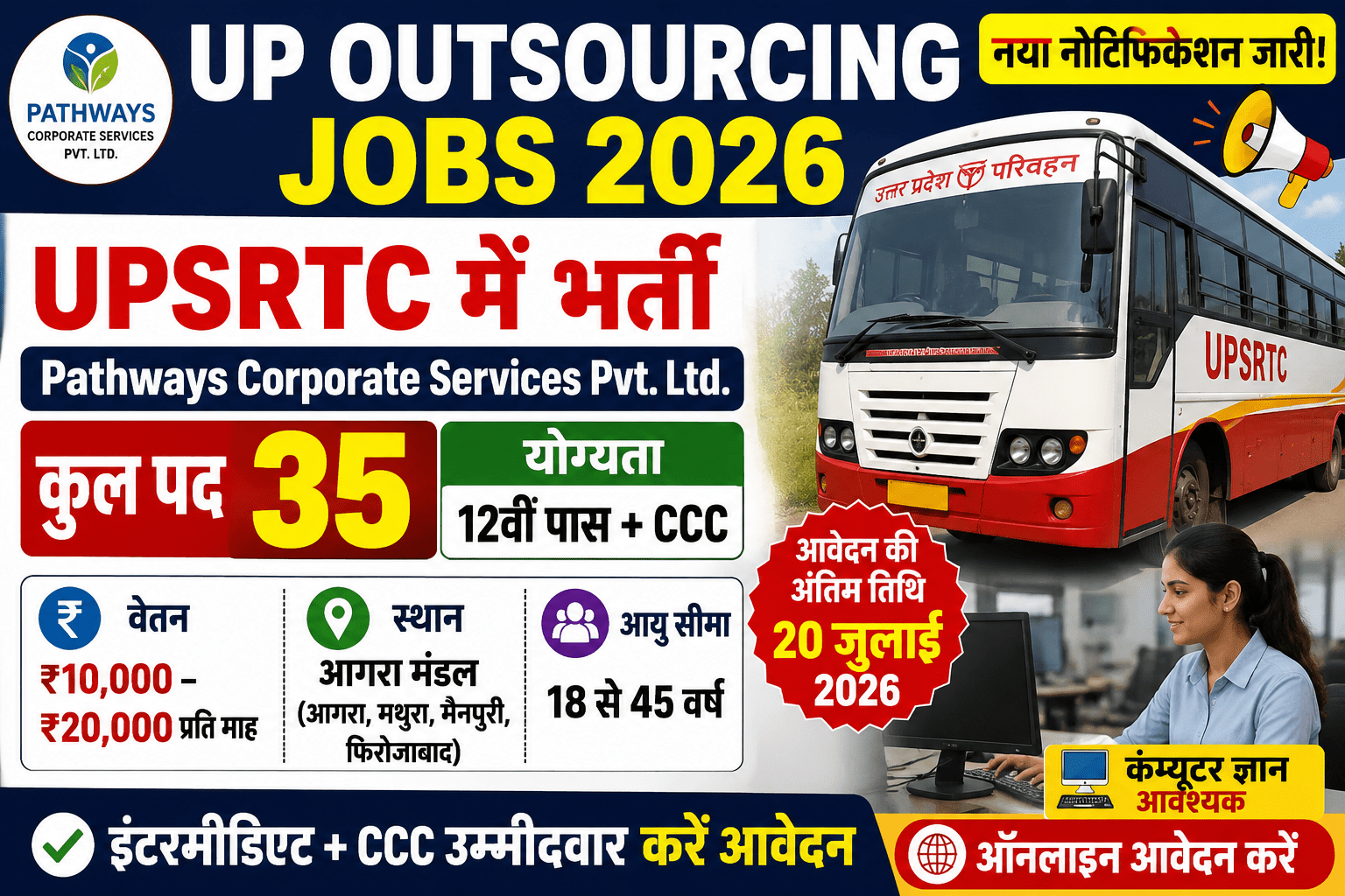 UP Outsourcing Jobs 2026