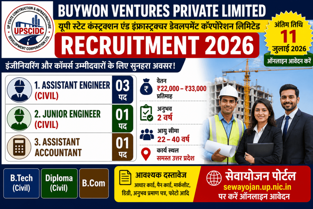Assistant Engineer Recruitment 2026